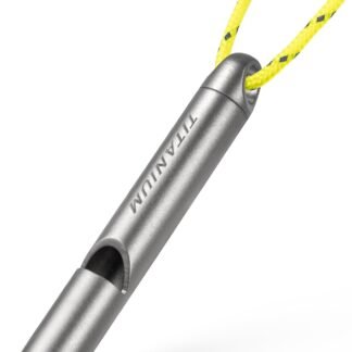 Titanium Emergency Whistle, Survival Safety Whistles for Coaches,Dog Training,Hiking, Life Saving-Loud up to 120db