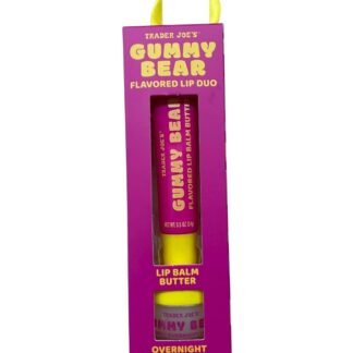 Trader Joe's Gummy Bear Flavored Lip Duo Set : Lip Balm Butter & Overnight Lip Mask
