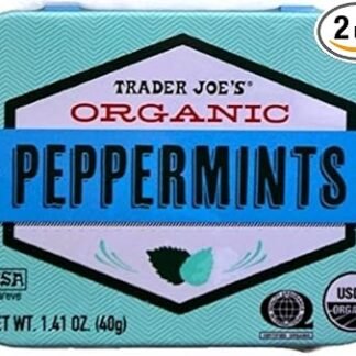 Trader Joe's Organic Pastilles Mints 40g (Peppermints, 2 Pack)