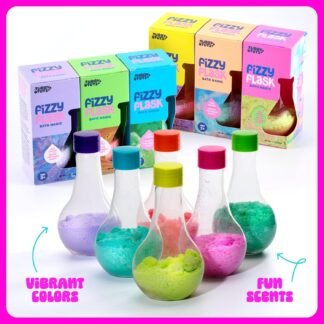 Tubby Tots Bath Potion Kits for Kids - 6 Pk - Bath Bombs for Kids - Toddler Bubble Foam Colors Fizzies - Bathtub Toys for Kid Ages 4-8 Years Old - Science Soap Potions Kit Age 3...