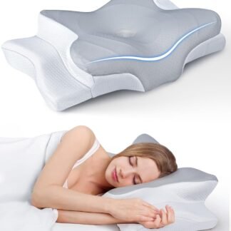 Ultra Pain Relief Cooling Pillow for Neck Support, Adjustable Cervical Pillow Cozy Sleeping, Odorless Ergonomic Contour Memory Foam Pillows, Orthopedic Bed Pillow for Side Back...