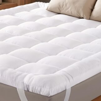 Ultra Soft Full Size Mattress Topper - Cloud-Like Mattress Pad for Back Pain Relief - Breathable Cooling Material for Hot Sleepers