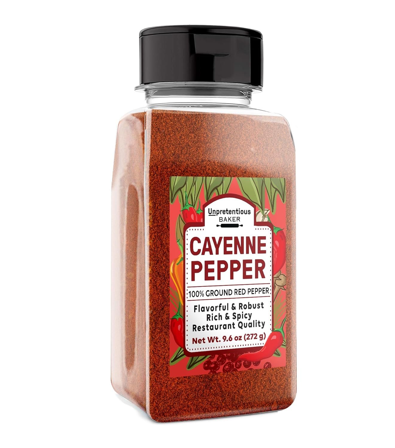 Unpretentious Ground Cayenne Pepper Pure Natural Fresh Gluten-Free 96 Ounce - lunas-mystic-emporium.com Unpretentious Ground Cayenne Pepper, Pure & Natural, Fresh, Gluten-Free (9.6 Ounce)