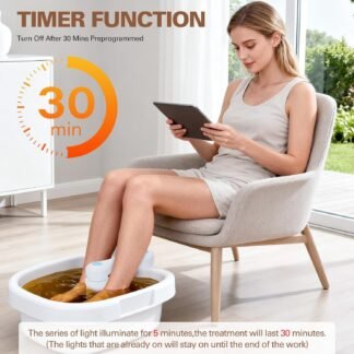 Update Ionic Foot Bath Detox Machine - Suitable for Home Use, Home Salon-Level Spa Detox Machine, Healthy Detoxification, with Foot Bath, Array * 1, Liner