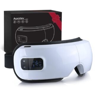 Upgraded Eye Mask Massager with Heat & Compression -Reduces Migraines, Dark Circles & Dry Eye - Improves Sleep - Ideal Gift