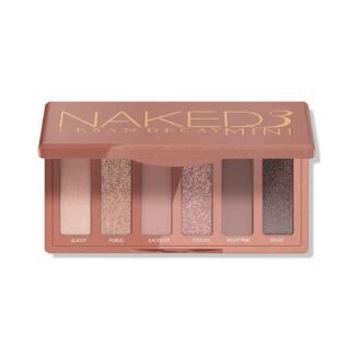 URBAN DECAY Naked 3 Mini Eyeshadow Palette - 6 Soft Pink Shadows, Multi-Use Matte & Shimmer Finishes, Ultra-Blendable Everyday Rosy Neutrals, Long-lasting Up to 12HR Wear,...