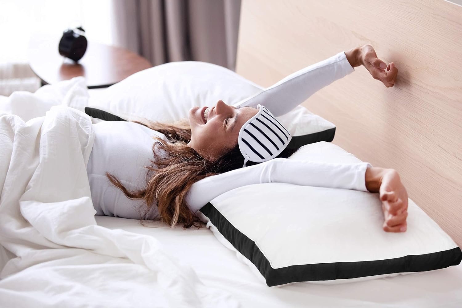 Utopia Bedding Bed Pillows for Sleeping King Size Black Set of 2 Soft Fluffy Pillow with Down Alternative Filling Cooling Hotel Quality Gusseted Pillow for Back - lunas-mystic-emporium.com Utopia Bedding Bed Pillows for Sleeping King Size (Black), Set of 2, Soft & Fluffy Pillow with Down Alternative Filling, Cooling, Hotel Quality, Gusseted Pillow for Back,...