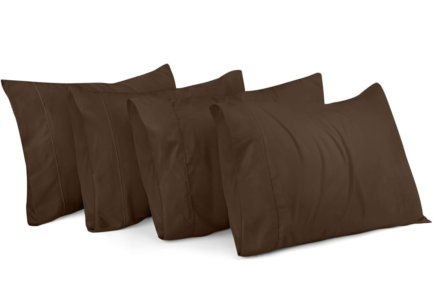 Utopia Bedding Queen Pillow Cases - 4 Pack - Envelope Closure - Soft Brushed Microfiber Fabric - Shrinkage and Fade Resistant Pillow Covers Queen Size 20 X 30 Inches Queen Brown - lunas-mystic-emporium.com Utopia Bedding Queen Pillow Cases - 4 Pack - Envelope Closure - Soft Brushed Microfiber Fabric - Shrinkage and Fade Resistant Pillow Covers Queen Size 20 X 30 Inches (Queen, Brown)
