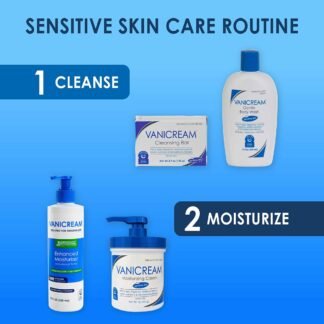 Vanicream Enhanced Moisturizer, 12 fl oz, Formulated without Common Irritants, Body & Face Moisturizer, All-Day Hydration with Hyaluronic Acid, Glycerin & Ceramides for...