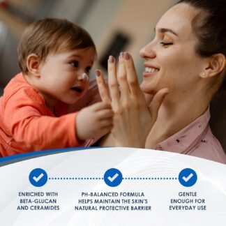 Vanicream Moisturizing Cream for Baby, 6 Oz, Gentle, Hydrating Baby Lotion with Beta-Glucan & Ceramides, Formulated without Common Irritants for Sensitive Skin, All Ages