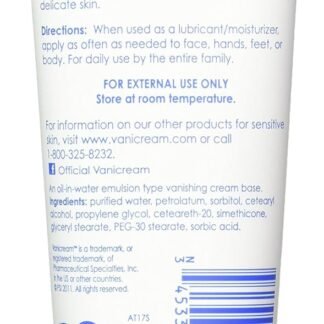 Vanicream Moisturizing Skin Cream For Sensitive Skin, 4 Ounce (Pack of 2)