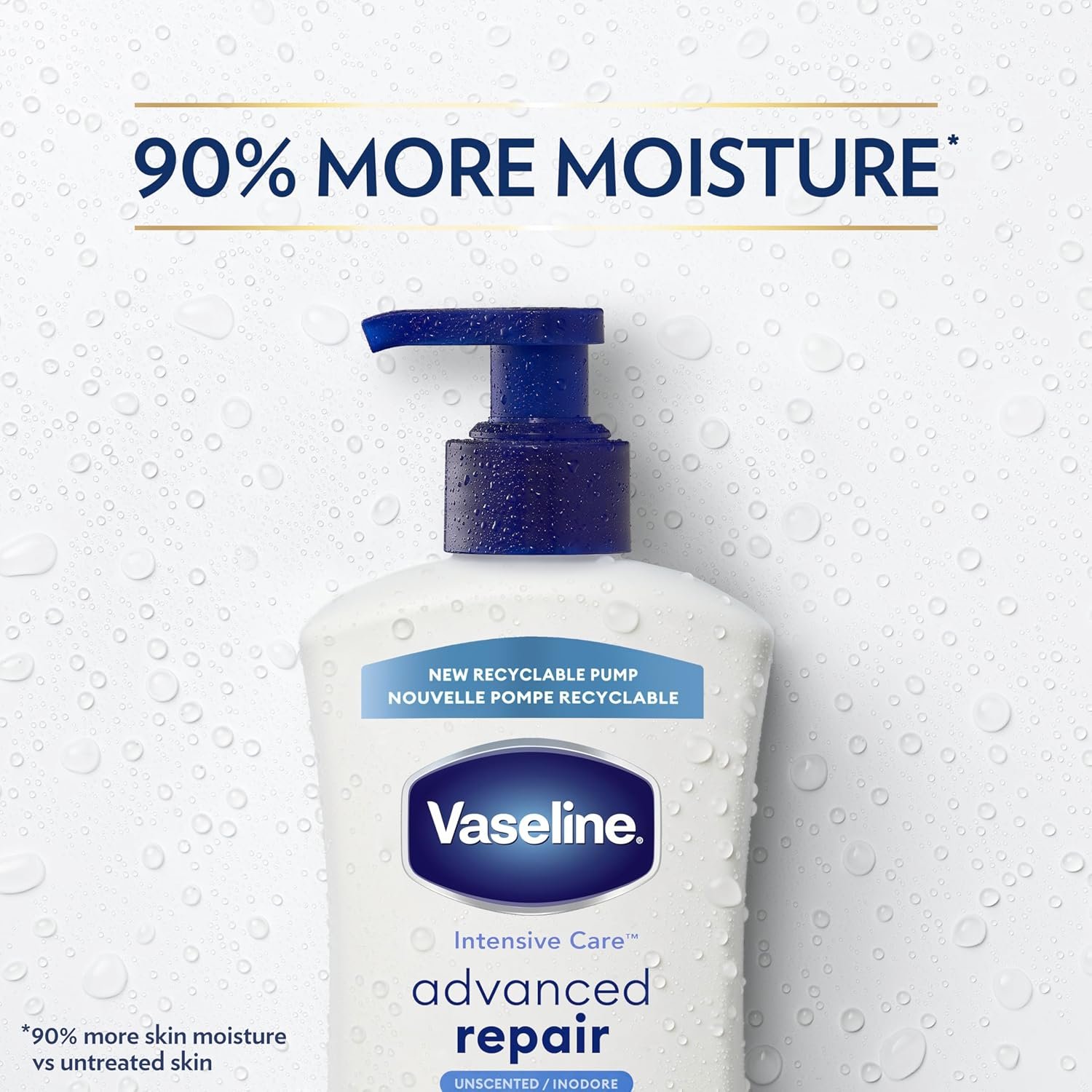 Vaseline Intensive Care Unscented Advanced Repair Body Lotion - Ultra-Hydrating with Lipids for Extremely Dry Skin 203 oz Pack of 3 - lunas-mystic-emporium.com Vaseline Intensive Care Unscented Advanced Repair Body Lotion - Ultra-Hydrating with Lipids for Extremely Dry Skin, 20.3 oz, Pack of 3