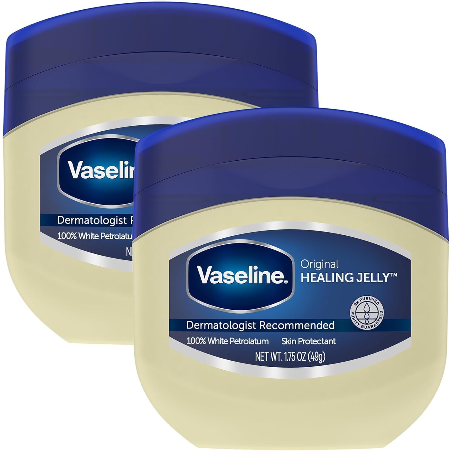Vaseline Petroleum Jelly Travel-Size 2-Pack Hypoallergenic Skin Protectant Unscented Healing Ointment for Beauty Personal Care 175 Oz Ea - lunas-mystic-emporium.com Vaseline Petroleum Jelly Travel-Size 2-Pack – Hypoallergenic Skin Protectant, Unscented Healing Ointment for Beauty & Personal Care, 1.75 Oz Ea