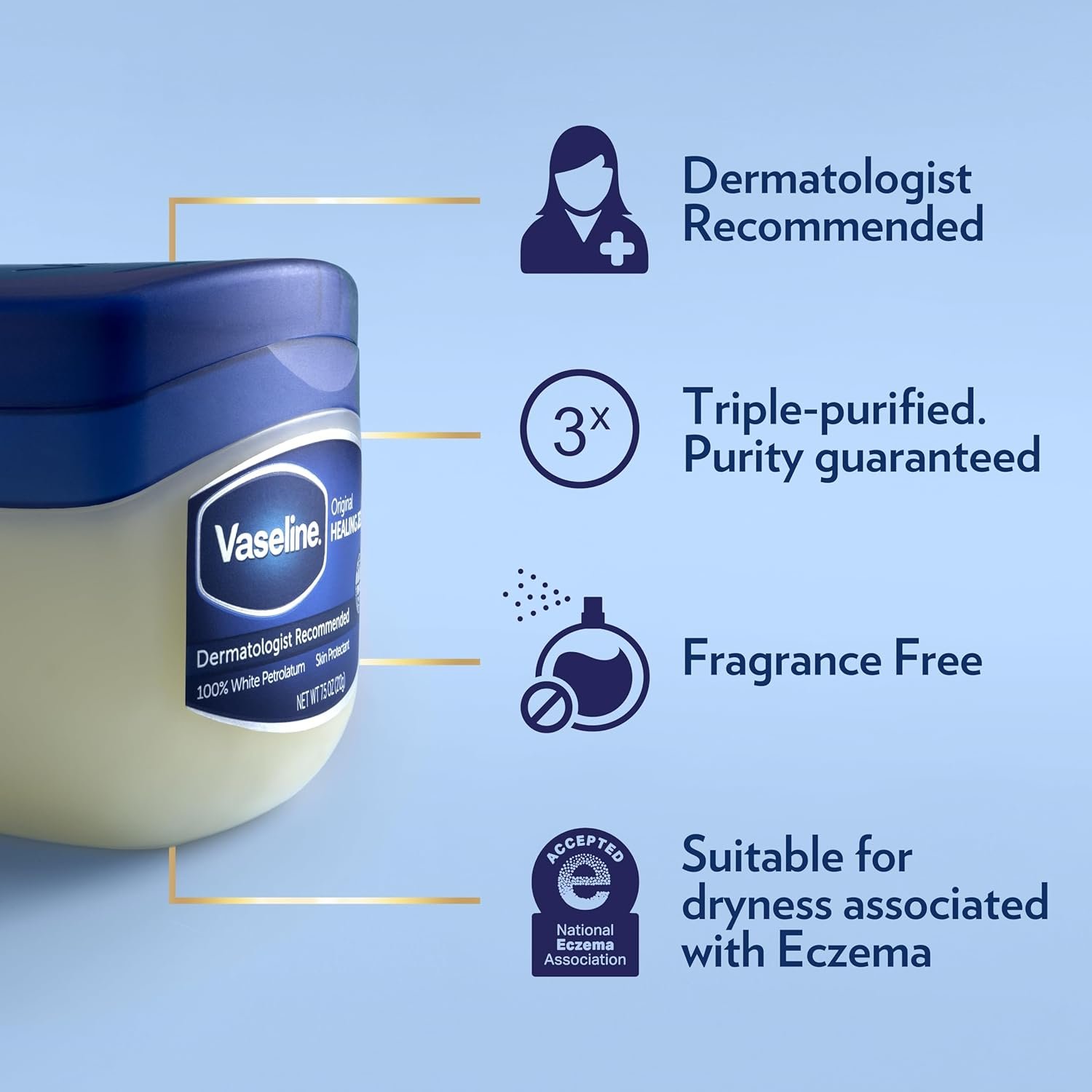 Vaseline Petroleum Jelly Travel-Size 2-Pack Hypoallergenic Skin Protectant Unscented Healing Ointment for Beauty Personal Care 175 Oz Ea - lunas-mystic-emporium.com Vaseline Petroleum Jelly Travel-Size 2-Pack – Hypoallergenic Skin Protectant, Unscented Healing Ointment for Beauty & Personal Care, 1.75 Oz Ea