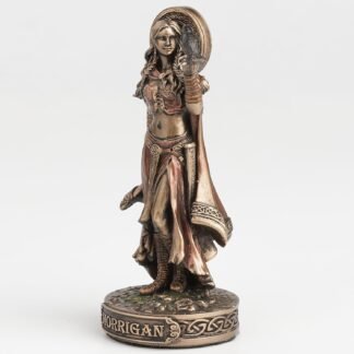 Veronese Design 3 1/2 Inch Morrigan The Irish Goddess of Magic Polyresin Hand Painted Bronze Finish Home Decor Miniature Collectible Figurine
