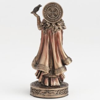 Veronese Design 3 1/2 Inch Morrigan The Irish Goddess of Magic Polyresin Hand Painted Bronze Finish Home Decor Miniature Collectible Figurine