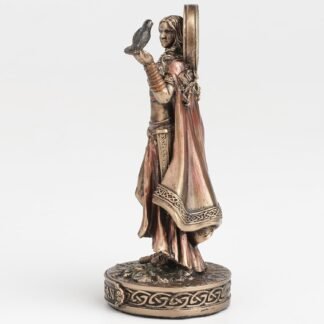 Veronese Design 3 1/2 Inch Morrigan The Irish Goddess of Magic Polyresin Hand Painted Bronze Finish Home Decor Miniature Collectible Figurine