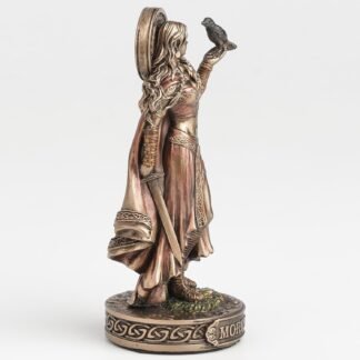 Veronese Design 3 1/2 Inch Morrigan The Irish Goddess of Magic Polyresin Hand Painted Bronze Finish Home Decor Miniature Collectible Figurine