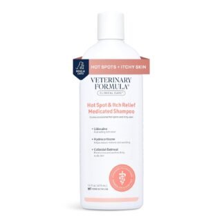 Veterinary Formula Clinical Care Hot Spot & Itch Relief Medicated Spray, 8oz – Easy to Use Spray for Dogs & Cats – Helps Alleviate Sensitive Skin, Scratching, and Licking of...