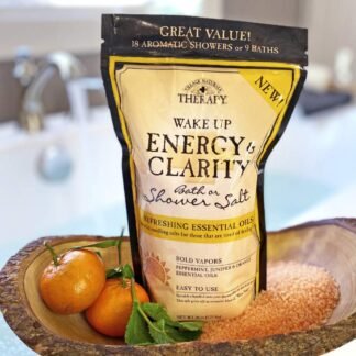 Village Naturals Therapy Energy & Clarity Shower and Bath Salt, 36 oz, Pack of 2