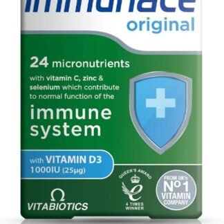 Vitabiotics Immunace Original - Advanced Micronutrient and Immune System Support | Vitamin C, Zinc, and Selenium - 30 Tablets