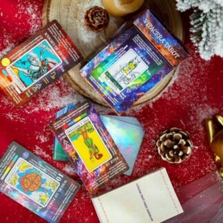 Vitacera Tarot Cards for Beginners , Card Deck with Guidebook, Keywords, Yes or No, Timing, Colors, Musical Pitch, Planet, Zodiac, Element, Chakra, Numerology and Meanings on Them