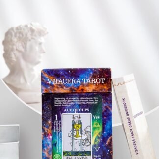 Vitacera Tarot Cards for Beginners , Card Deck with Guidebook, Keywords, Yes or No, Timing, Colors, Musical Pitch, Planet, Zodiac, Element, Chakra, Numerology and Meanings on Them