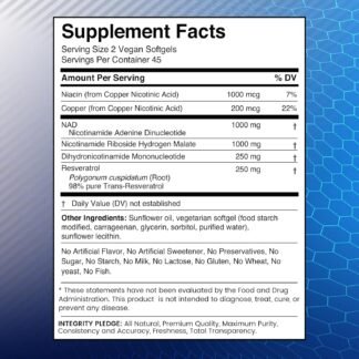 WELLNESS LABSRX NAD+ Supplement - Third-Party Tested NMNH Supplement Softgels NAD Resveratrol 2500mg NAD Supplements for Anti-Aging Longevity and Cellular Health Support - - lunas-mystic-emporium.com WELLNESS LABSRX NAD+ Supplement - Third-Party Tested NMNH Supplement Softgels, NAD Resveratrol 2500mg NAD Supplements for Anti-Aging, Longevity, and Cellular Health Support -...