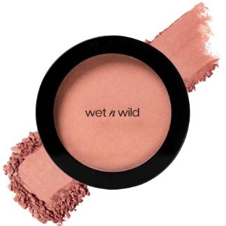 wet n wild Color Icon Blush, Effortless Matte Natural Sheer Glow & Seamless Blend, Luxuriously Infused Smooth Jojoba Oil, Cruelty-Free & Vegan - Pearlescent Pink(Packaged)