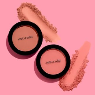 wet n wild Color Icon Blush, Effortless Matte Natural Sheer Glow & Seamless Blend, Luxuriously Infused Smooth Jojoba Oil, Cruelty-Free & Vegan - Pearlescent Pink