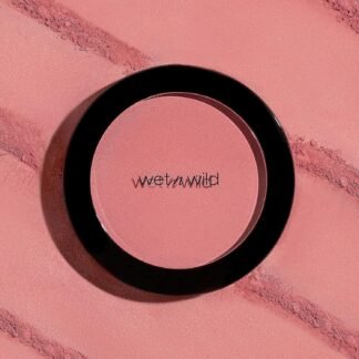 wet n wild Color Icon Blush, Effortless Matte Natural Sheer Glow & Seamless Blend, Luxuriously Infused Smooth Jojoba Oil, Cruelty-Free & Vegan - Pearlescent Pink(Packaged)