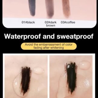 White Hair Concealer Stick for Women, Hair Color Stick, Waterproof and Sweat-Proof Hair Dye Comb, 2-in-1 Hair Dye Sticks, Portable Hair Color Touch-Up stick for Women & Men (Black)