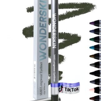 Wonderskin Eyeliner Pencil, 1440 Longwear Green Eyeliner Pencil - Waterproof, Sharpenable & Smudge Proof