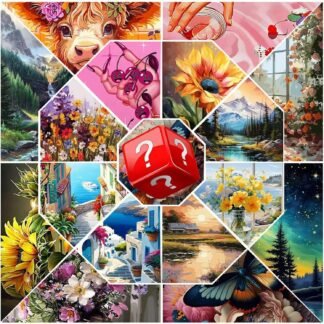 WUDWL Tarot Diamond Art Kits for Adults, Flower-Book-Moon DIY Modern Diamond Painting Kits 5D Diamond Dots Gem Art Crafts with Tools,Spring Round Full Drill Crafts for Home Wall...