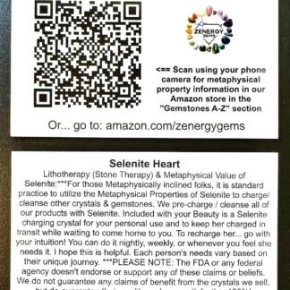 Zenergy Gems Charged Premium Natural Gemstone Crystal 8mm Bead Bracelet + Moroccan Selenite Charging Crystal [Included]