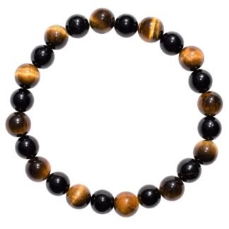 Zenergy Gems Charged Premium Natural Gemstone Crystal 8mm Bead Bracelet + Moroccan Selenite Charging Crystal [Included]