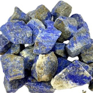 Zenkeeper 1Lb Lapis Lazuli Crystal Stone Natural Raw Stones & Fountain Rocks for Tumbling, Cabbing, Polishing, Wire Wrapping, Wicca & Reiki Crystal Healing