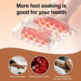 ZhanHao Pedicure Foot Spa, Foot Spa Bath Massager with Heat, Collapsible Bath Soak Tub, Portable for Any Casual Scene to Help You Relax