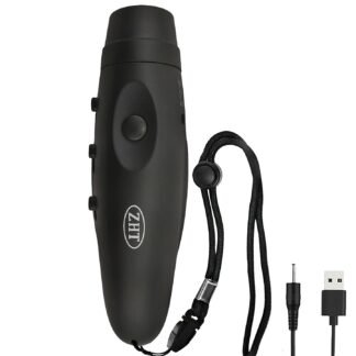 ZHT Electronic Whistles for Referees with USB Charging, 3 Tone High Volume Emergency Whistle for Referee Coaches Teacher, Outdoor Camping Hiking Boating Safety Whistles with...