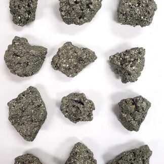 1/2 LB Pyrite Crystal Stone - Large Chunks Iron Pyrite Fool's Gold - Bulk Raw Natural Crystal Rough Stones