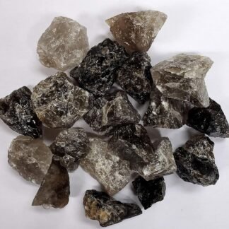 1/2 LB Smoky Quartz Rough Stones - Bulk Smoky Quartz Crystal - Raw Natural Stones & Crystals - Fountain Rocks for Cabbing, Polishing, Wire Wrapping, Reiki, Chakra Crystal Healing