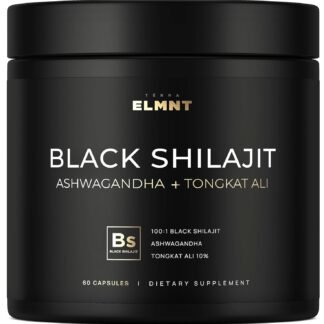 103,800mg Black Shilajit for Men 100x Strength w. Ashwagandha & Tongkat Ali 10% Extract - Ultra Pure Himalayan Shilajit Capsules 60% Fulvic Acid - Male Enhancing Supplement...