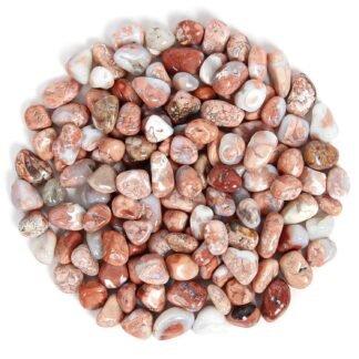 1.1lb Natural Red Aventurine Crystal Chips-Healing Crystals Tumbled Chips, Crushed Red Aventurine Crystal Gemstones for Crafts, Beautiful Package for Gift (Red Aventurine)