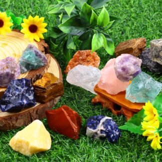 1LB Bulk Rough Tiger's Eye Crystal Large 1" Natural Raw Stones Crystal for Tumbling Cabbing Fountain Rocks Decoration Polishing Wire Wrapping Wicca Reiki Healing Crystals