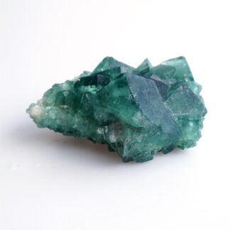 1Pc Natural Green Fluorite Cluster Specimen 0.36-0.45lb - Druzy Quartz Healing Crystal for Energy, Meditation, and Home Decor