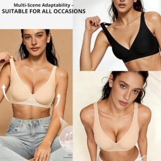 2026 Women Jelly Seamless Wireless Push Up Bras Deep V No Underwire Supportive Everyday Bra Full Coverage Plunge Bralettes - lunas-mystic-emporium.com 2026 Women Jelly Seamless Wireless Push Up Bras Deep V No Underwire Supportive Everyday Bra Full Coverage Plunge Bralettes