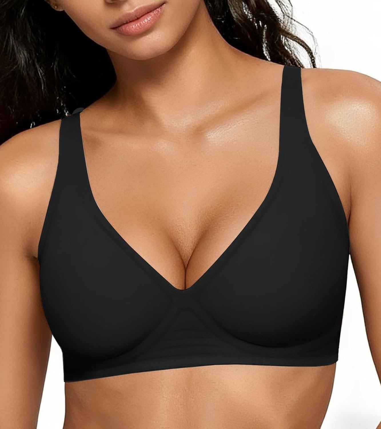 2026 Women Jelly Seamless Wireless Push Up Bras Deep V No Underwire Supportive Everyday Bra Full Coverage Plunge Bralettes - lunas-mystic-emporium.com 2026 Women Jelly Seamless Wireless Push Up Bras Deep V No Underwire Supportive Everyday Bra Full Coverage Plunge Bralettes