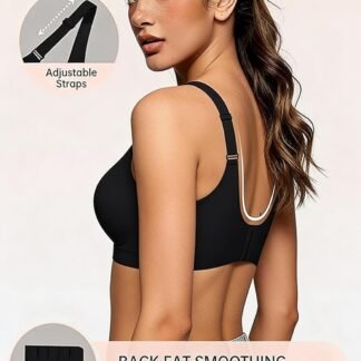 2026 Women Jelly Seamless Wireless Push Up Bras Deep V No Underwire Supportive Everyday Bra Full Coverage Plunge Bralettes