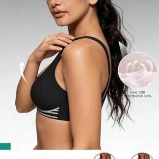 2026 Women Jelly Seamless Wireless Push Up Bras Deep V No Underwire Supportive Everyday Bra Full Coverage Plunge Bralettes