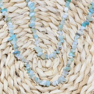 260pcs Natural Amazonite Crystal Beads Chips 5mm to 8mm Irregular Gemstone Beads with Holes DIY for Bracelet Necklace Earrings Jewellery Making Craft 32 inch - lunas-mystic-emporium.com 260pcs Natural Amazonite Crystal Beads Chips 5mm to 8mm Irregular Gemstone Beads with Holes DIY for Bracelet Necklace Earrings Jewellery Making Craft 32 inch